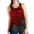 Samoa Polynesian Racerback Tank (Women) - Red Turtle Flowing - Polynesian Pride