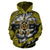 Hibiscus Polynesian Yellow Hawaii Turtle Hoodie - Polynesian Pride