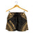 Tuvalu Women's Shorts - Polynesian Chief Gold Version Women Gold - Polynesian Pride