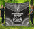 Marquesas Islands Premium Quilt - Marquesas Islands Tiki Face Polynesian Chief Black Version Black - Polynesian Pride