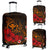 Polynesian Hawaii Kanaka Maoli Luggage Covers - Humpback Whale with Hibiscus (Golden) - Polynesian Pride