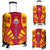 Kiribati Luggage Cover - Polynesian Tattoo Flag Red-Yellow - Polynesian Pride