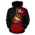 Tonga Polynesian Hoodie Tonga Coat of Arms Painting - Polynesian Pride