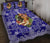 Hawaii Polynesian Quilt Bed Set - Hawaiian Dancing Girl Blue - Polynesian Pride