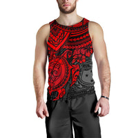 Samoa Polynesian Men's Tank Top - Red Turtle - Polynesian Pride