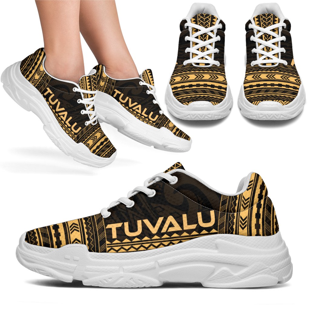 Tuvalu Chunky Sneakers - Polynesian Chief Gold Version - Polynesian Pride