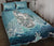 Maori Manaia The Blue Sea Quilt Bed Set Blue - Polynesian Pride