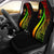 Tuvalu Car Seat Covers - Reggae Polynesian Tentacle Tribal Pattern Universal Fit Reggae - Polynesian Pride