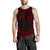 Fiji Men's Tank Top - Polynesian Chief Red Version Red - Polynesian Pride