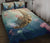 Hawaii Turtle And Jellyfish In Deep Sea Moana Quilt Bed Set - Polynesian Pride