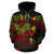 Papua New Guinea Polynesian Hoodie Turtle Hibiscus Reggae - Polynesian Pride