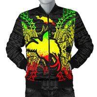Papua New Guinea Polynesian Men's Bomber Jacket Map Reggae Reggae - Polynesian Pride