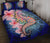 Hawaii Polynesian Pink Hibiscus Seahorse Quilt Bed Set - Polynesian Pride