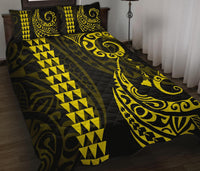 Hawaii Polynesian Quilt Bed Set Yellow - Polynesian Pride