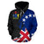Cook Islands Special Grunge Flag Pullover Hoodie - Polynesian Pride