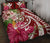 Hawaii Polynesian Turtle Tropical Hibiscus Plumeria Quilt Bed Set - Red - Polynesian Pride