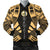 Hawaii Men Bomber Jackets - Polynesian Tattoo Gold Gold - Polynesian Pride