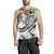 Polynesian Hawaii Kanaka Maoli Men's Tank Top - Summer Plumeria (White) - Polynesian Pride