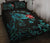 Hawaii Ohana Honu Paua Shell Quilt Bed Set - Polynesian Pride