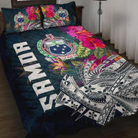 Samoa Quilt Bed Set - Samoan Summer Vibes Blue - Polynesian Pride
