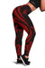 New Caledonia Women's Leggings - Red Tentacle Turtle - Polynesian Pride