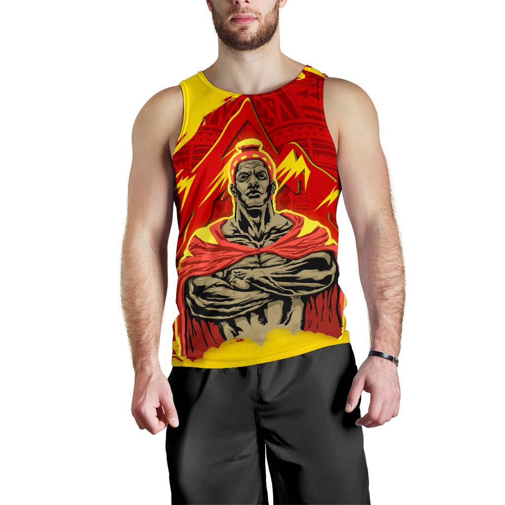 Hawaii Mauna Kea King Polynesian Men's Tank Top - Polynesian Pride