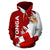 Tonga All Over Hoodie Wrap Style - Polynesian Pride