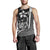 Polynesian Hawaii Men Tank Top White - Turtle with Hook - Polynesian Pride