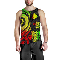 Nauru Men's Tank Top - Reggae Tentacle Turtle - Polynesian Pride