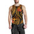Polynesian Hawaii Men Tank Top - Gold Plumeria - Polynesian Pride