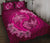 Hawaii Yin Yang Turtle Shark Hibiscus Plumeria Quilt Bed Set - Pink - Polynesian Pride