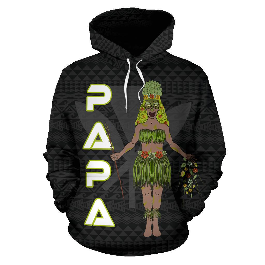 Polynesian Hawaii Hoodie Papa Hawaiian God of the Myths nd Legends - Polynesian Pride