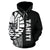 Tahiti (French Polynesia) Polynesian Hoodie White Line - Polynesian Pride