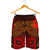 Polynesian Wallis and Futuna Men's Shorts - Red Shark Polynesian Tattoo - Polynesian Pride