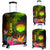 Northern Mariana Islands Polynesian Luggage Covers - Hibiscus and Banana Leaves - Polynesian Pride