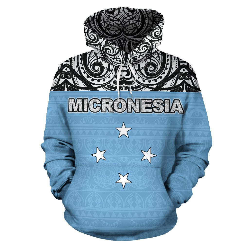 Federated States of Micronesia All Over Hoodie Polynesian Hoodie Style - Polynesian Pride