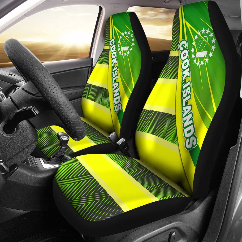 Cook Islands Car Seat Covers Victorian Vibes - Polynesian Pride