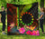 Cook Islands Polynesian Premium Quilt - Hibiscus and Banana Leaves - Polynesian Pride