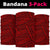 Polynesian Nation Red Bandana 3 - Pack - Polynesian Pride