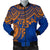 Marshall Islands Polynesian Bomber Jacket (Men) - Blue Turtle Blue - Polynesian Pride