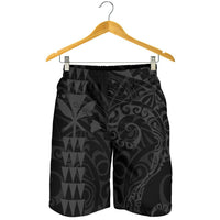 Kanaka Hawaii Map Grey Polynesian Men's Short - Polynesian Pride
