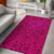 Hawaii Area Rug Polynesian Culture AH Rug Pink - Polynesian Pride