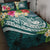 Samoa Polynesian Quilt Bed Set - Summer Plumeria Blue - Polynesian Pride