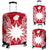 Nauru Polynesian Luggage Covers Map Red White Red - Polynesian Pride