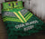 Cook Islands Ruby Quilt Bed Set Style Green - Polynesian Pride