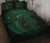 Polynesian Quilt Bed Set - Polynesian Green Seahorse Tattoo - Polynesian Pride