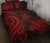 Cook Islands Quilt Bed Set - Red Tentacle Turtle Red - Polynesian Pride