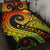 Papua New Guinea Quilt Bed Set - PNG Bird And Polynesian Decorative Pattern Art - Polynesian Pride