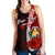 Nauru Polynesian Custom Personalised Women's Racerback Tank - Coat Of Arm With Hibiscus - Polynesian Pride