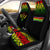 Kosrae Custom Personalised Car Seat Covers - Kosrae Flag Fog Reggae Style Universal Fit Reggae - Polynesian Pride